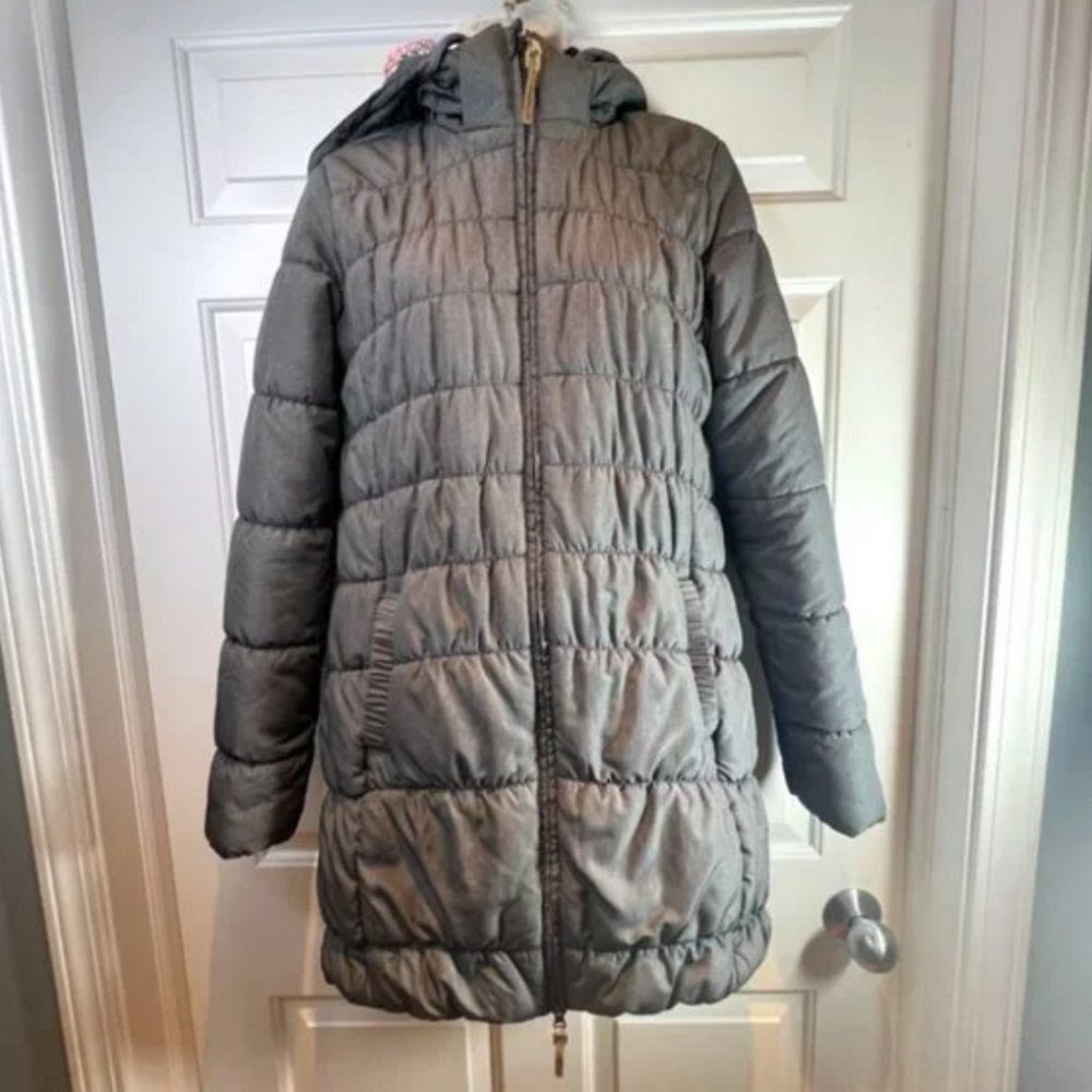 O'neill Womens Control Long Quilted Jacket Small/Gr… Gem